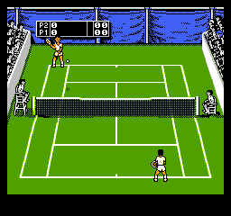 Jimmy Connors Tennis (Europe) In game screenshot